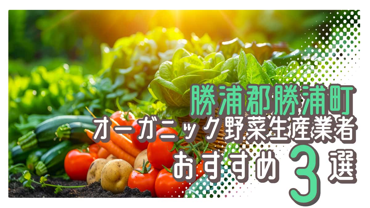 勝浦郡勝浦町でおすすめのオーガニック野菜生産業者3選
