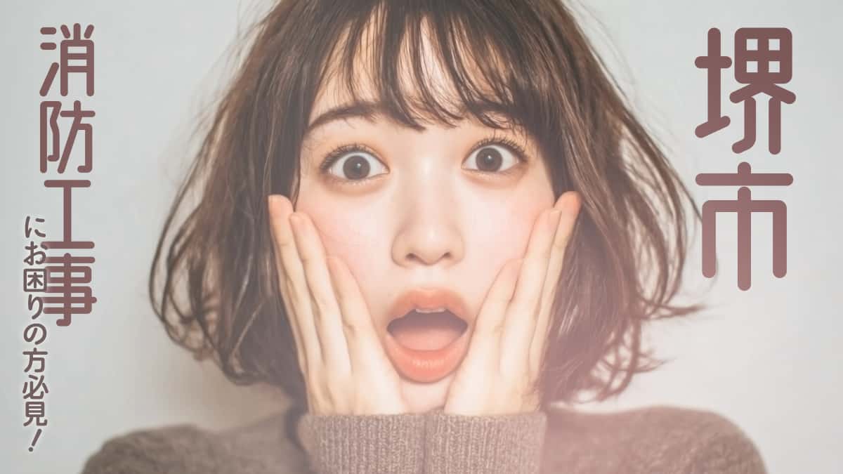堺市でおすすめの消防工事業者3選